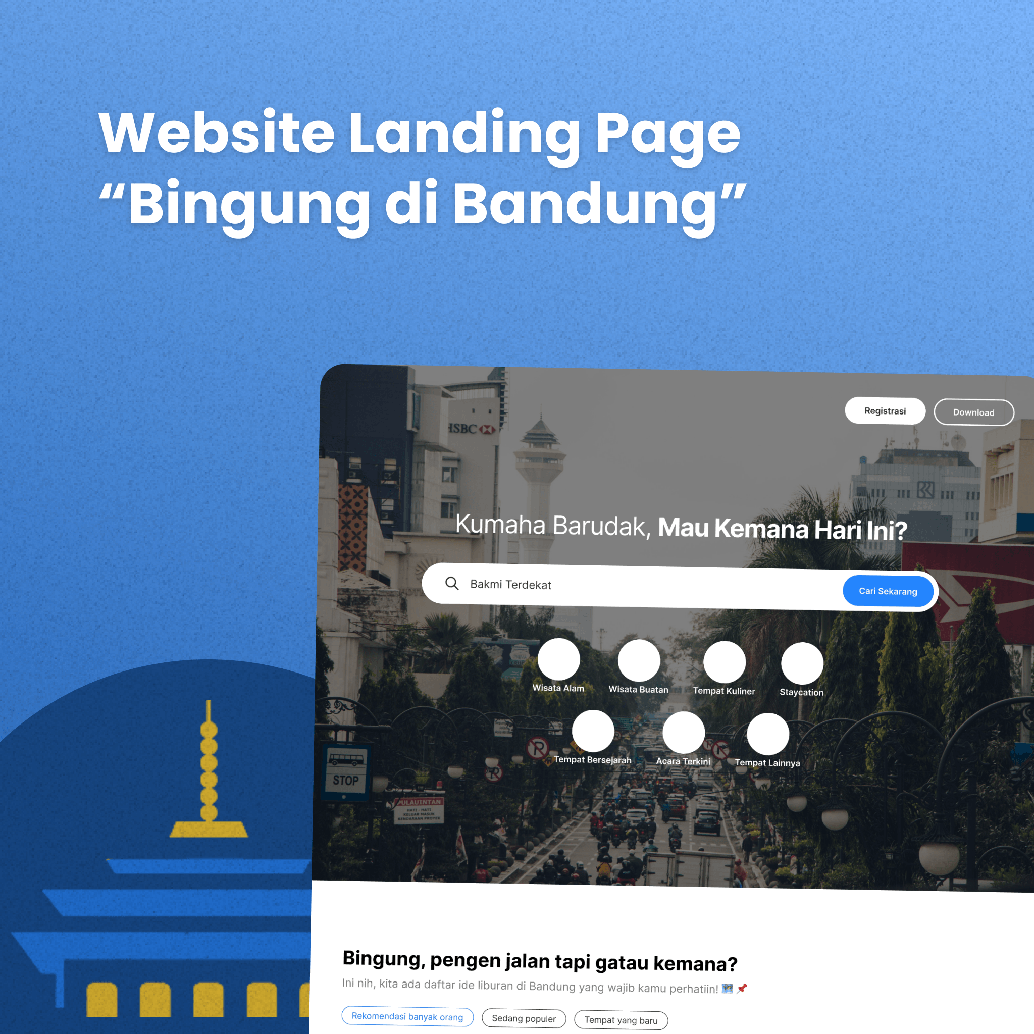 Website Landing Page Bingung di Bandung